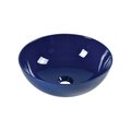 Elk Home Vitreous China Round Vessel Sink, Polished Blue 152 inch CVE152RDBL